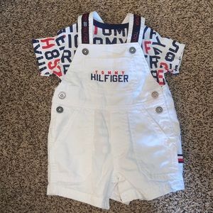 Overall shorts